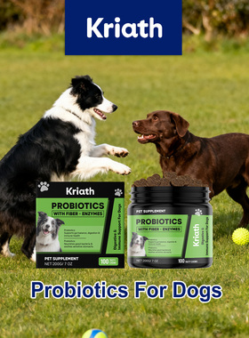Kriath 犬用益生菌软颗粒 温和配方滋养支持肠道平衡顺畅营养颗粒
