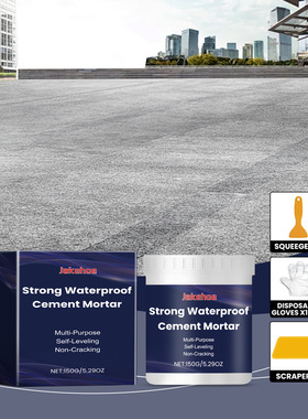 JAKEHOE 防水水泥砂浆 家用外墙防漏水免砸砖补漏密封涂料防渗水