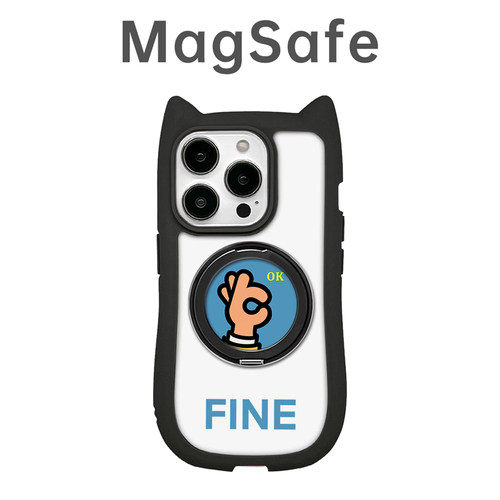 【magsafe旋转支架磁吸手机壳】适用新款苹果18promax手机壳iPhone18pro简约17卡通16plus粉小众15/14/13/12