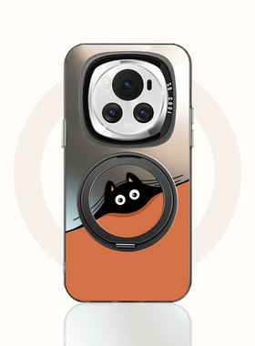 【360旋转支点壳】荣耀magic6pro手机壳磁吸日照金山适用honor magic7带支架车载无线充电隐形防摔个性文艺女