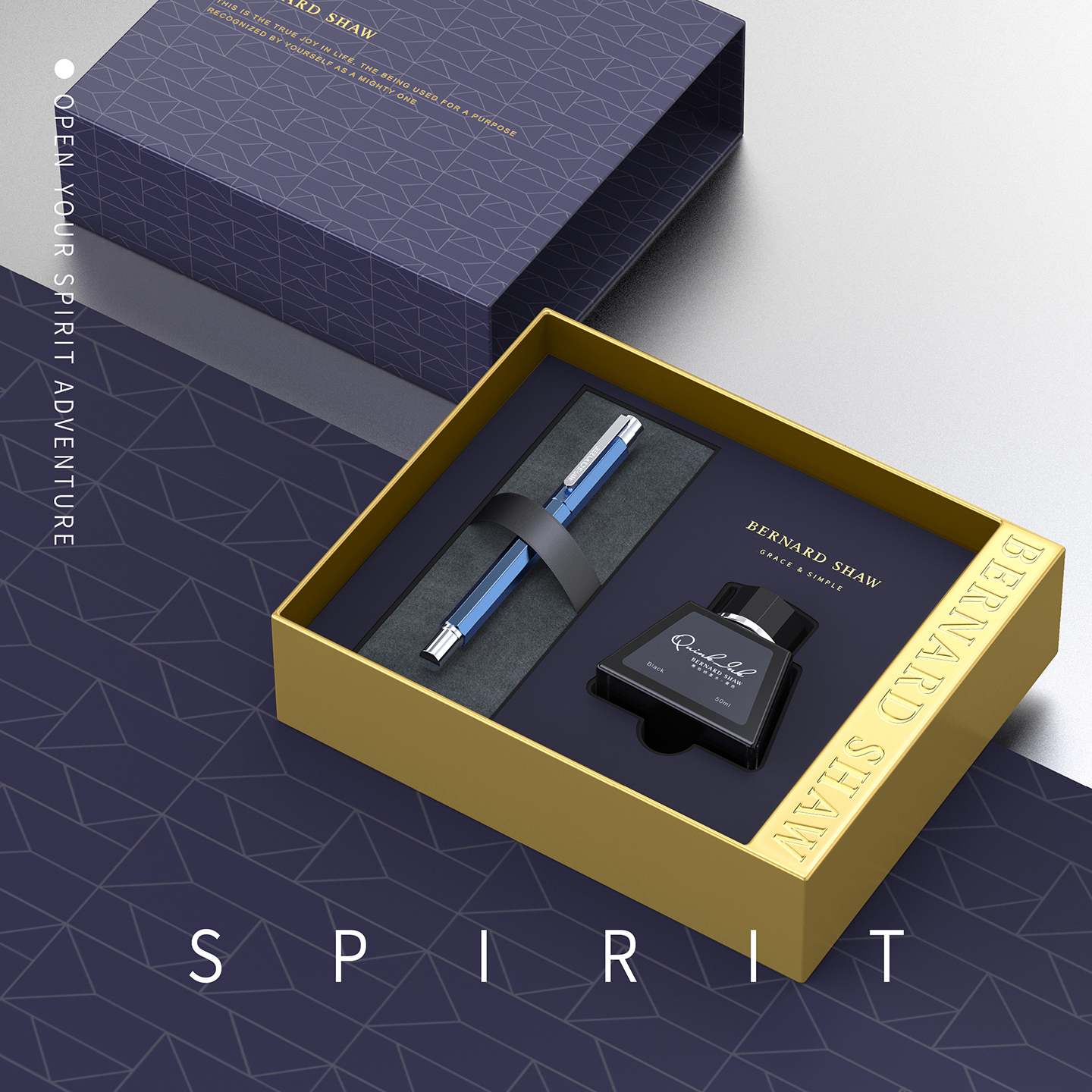 萧伯纳官方旗舰精灵钢笔套装送礼