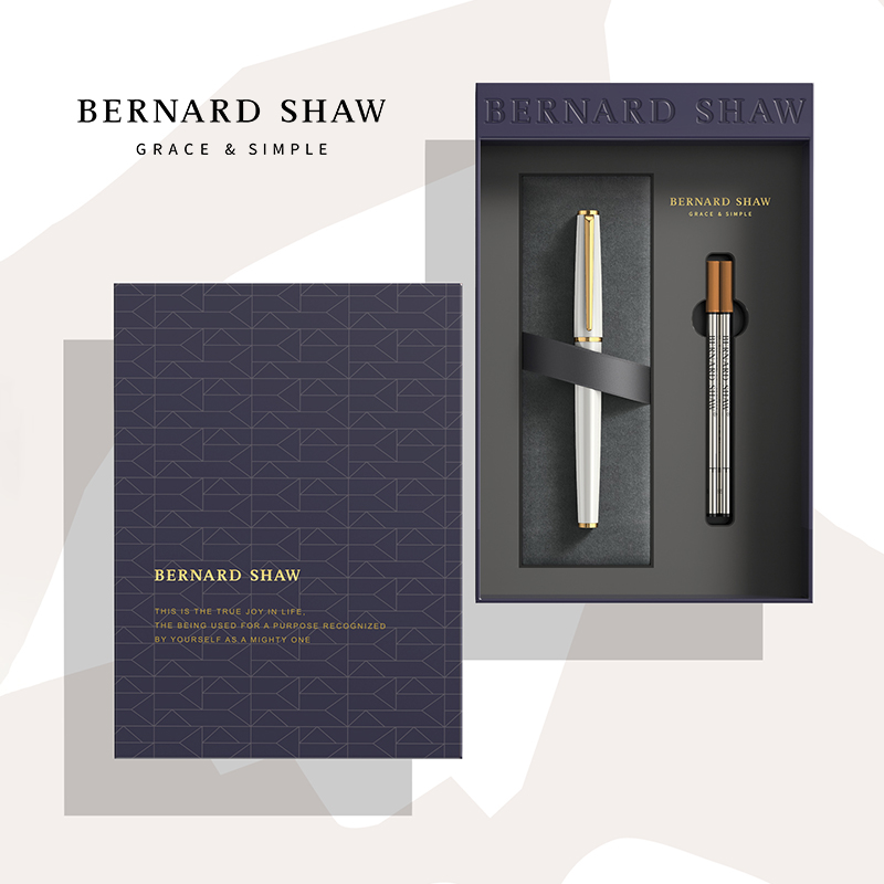 萧伯纳签字笔星耀系列宝珠笔商务办公领导高档签名笔定制刻字礼品