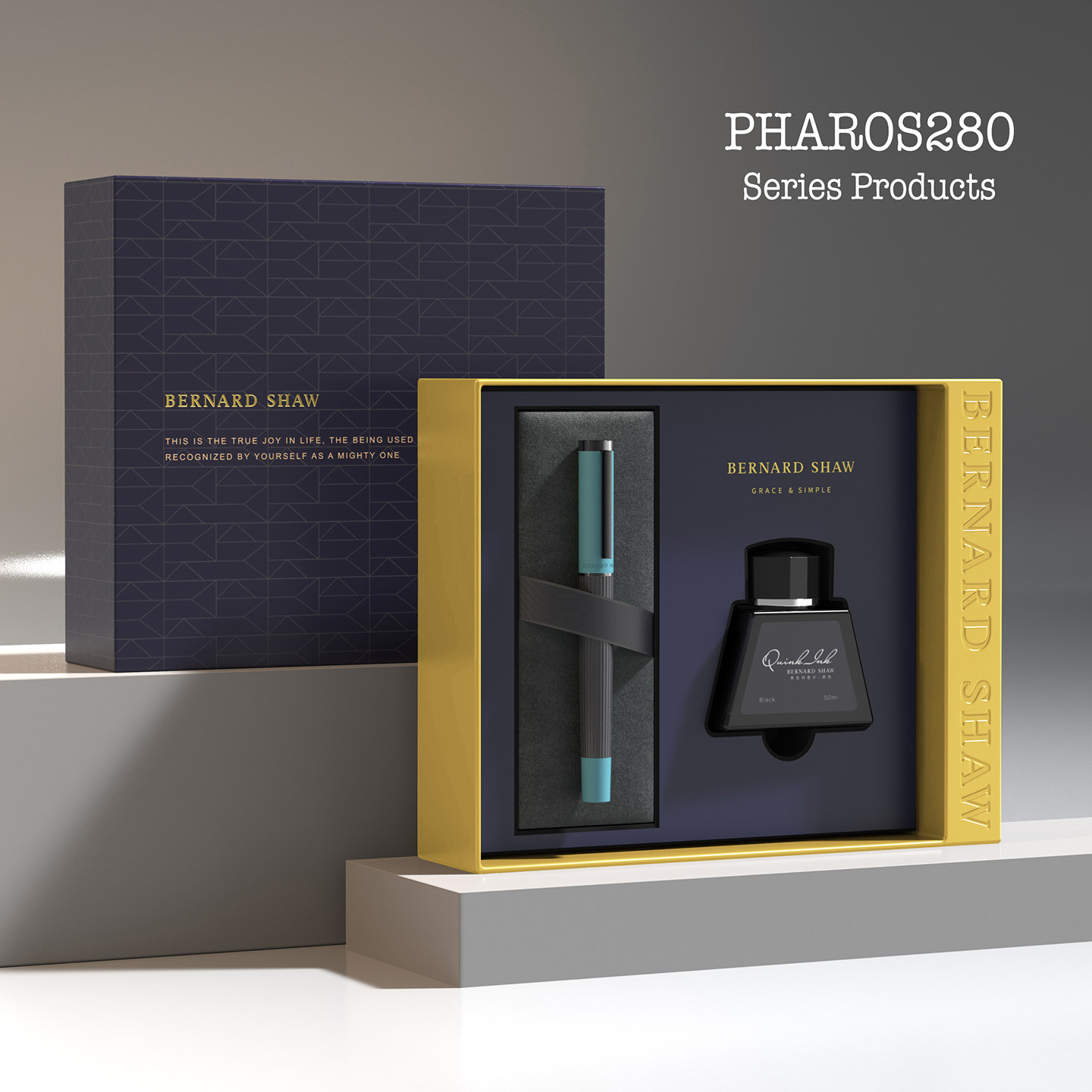 Bernard Shaw萧伯纳钢笔灯塔墨水笔男士高档粗笔杆高端商务礼物定制办公女式专用练字复古送礼轻奢,文具电教/文化用品/商务用品,钢笔,淘宝优惠券,粉丝福利购,淘宝优惠卷