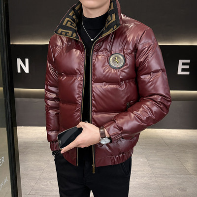 欧货休闲短款羽绒服潮牌立领外套