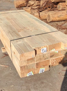 跳板油浸防腐木吊车支腿铁路火车轨道工地桥梁矿用设备实木三角木