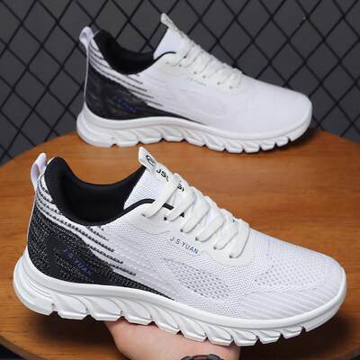 Shoes Sneakers For Men Soft Boy Jogging Handmade Summer Man