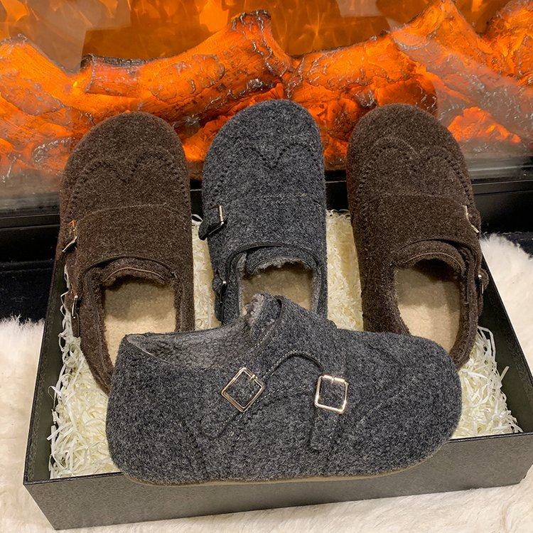 2026春季新款棉鞋2025年冬季深口PVC罗马风格一脚蹬内增高,女鞋,棉鞋,淘宝优惠券,粉丝福利购,淘宝优惠卷