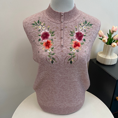 妈妈装冬季加绒加厚毛衣短款