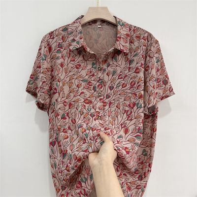 郭贵人奶奶装薄款衬衣短袖上衣