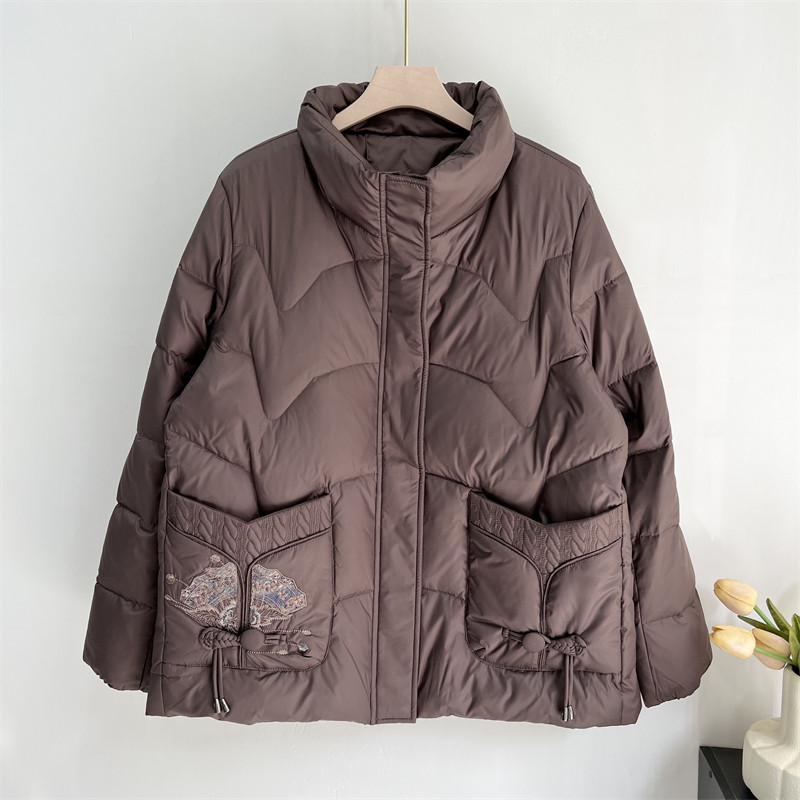 郭贵人中老年羽绒服女妈妈冬装
