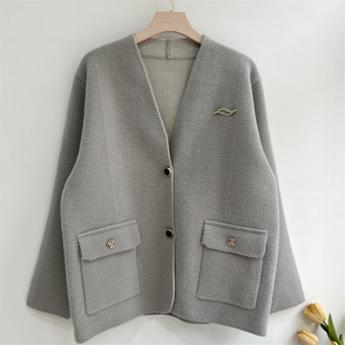 妈妈秋装水貂绒外套40岁50中老年人洋气本命年喜婆婆婚宴装上衣服