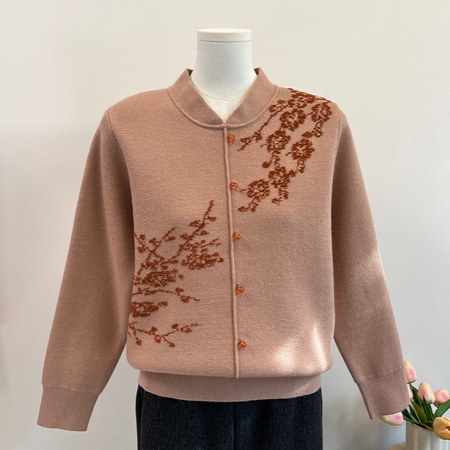 妈妈秋冬装加绒加厚毛衣2025新款中老年人女一体绒保暖针织打底衫,女装/女士精品,中老年女装,淘宝优惠券,粉丝福利购,淘宝优惠卷