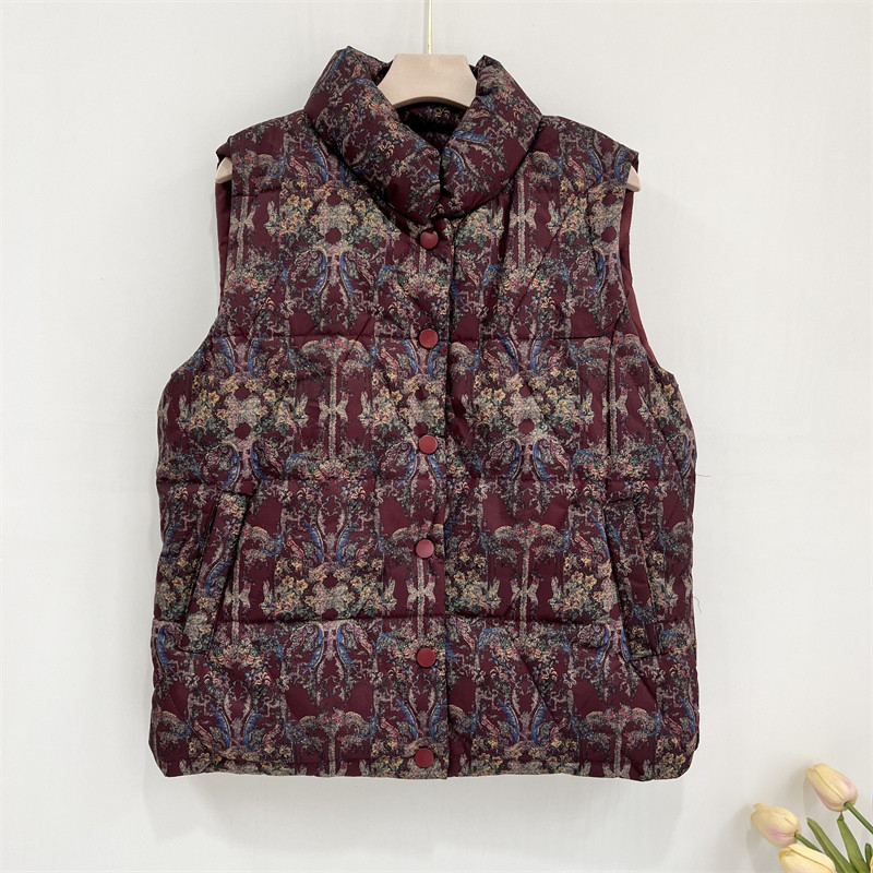 郭贵人奶奶棉服背心冬装马甲