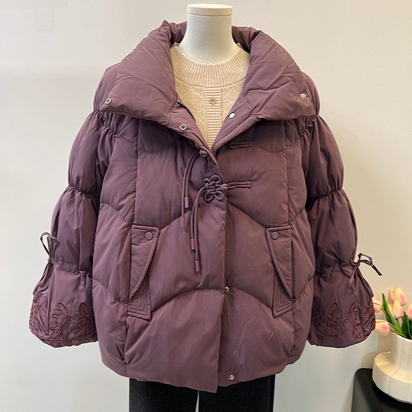 时尚妈妈羽绒服女短款冬季新款中老年人老太太加厚洋气上衣服外套,女装/女士精品,中老年女装,淘宝优惠券,粉丝福利购,淘宝优惠卷