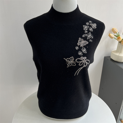 郭贵人纯羊毛衫太太妈妈保暖毛衣