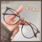 近视眼镜女超轻韩版 网红潮有度数防蓝光辐射素颜圆脸显瘦眼镜框架