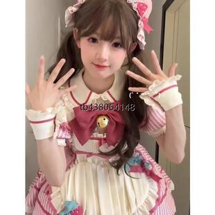 粉色花苞裙lolita2025夏季新款可爱日常轻lo公主连衣裙洛丽塔裙子