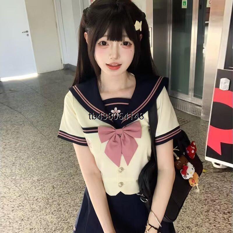 原创JK制服水手服正品日系学院风夏秋基础款学生中间服