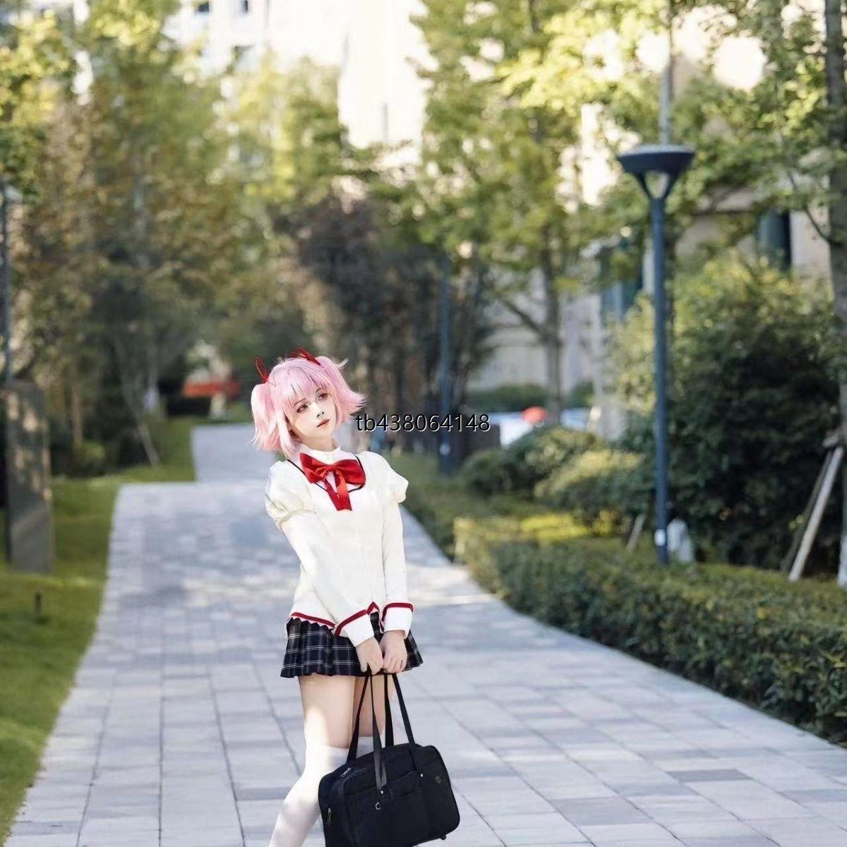 魔法少女小圆cos校服鹿目