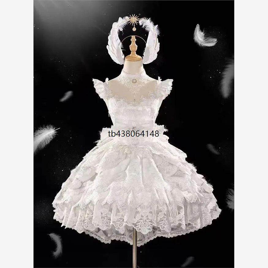 雀之羽lolita原创洋装jsk甜美花嫁重工连衣裙吊带日常拖尾洛丽塔,3C数码配件,手机防尘防水配件,淘宝优惠券,粉丝福利购,淘宝优惠卷