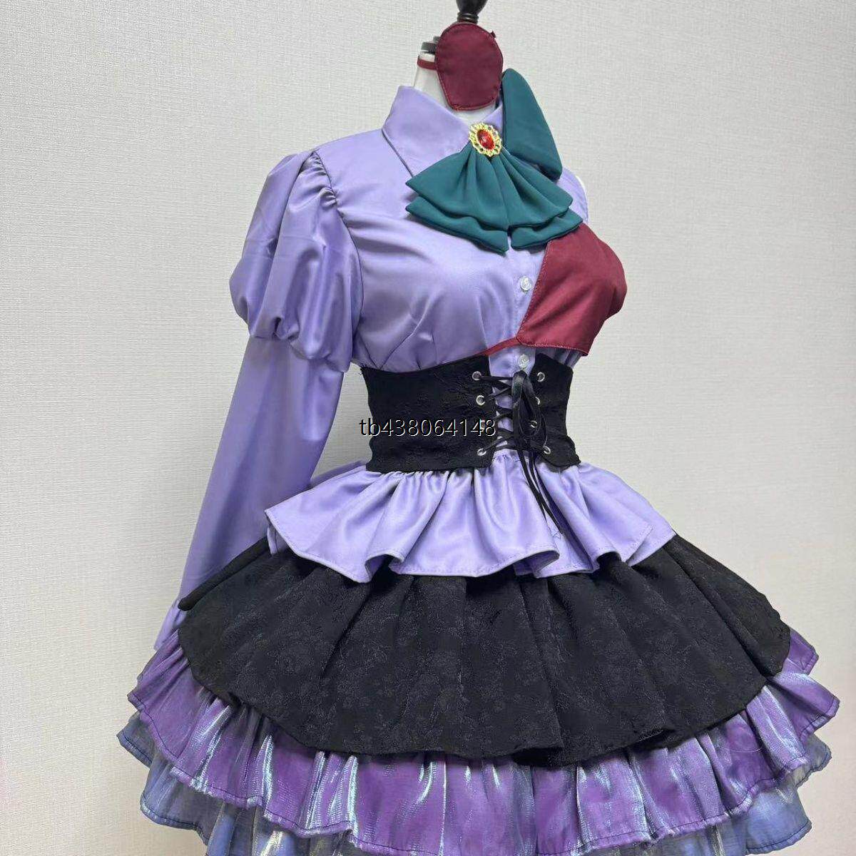 小鸟游六花校园祭cos服中二病也要谈恋爱cos动漫洋装连衣裙暗纹