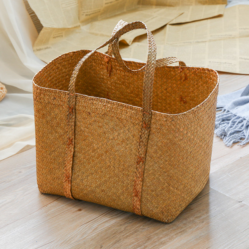 家好点衣服玩具杂物收纳筐浴室衣物大洗衣篓草提手脏衣篮衣柜储物,收纳整理,脏衣篮,淘宝优惠券,粉丝福利购,淘宝优惠卷