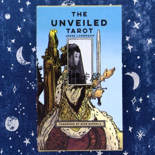 塔罗牌揭开面纱The Unveiled tarot 80张韦特10.5*6.3cm小尺寸