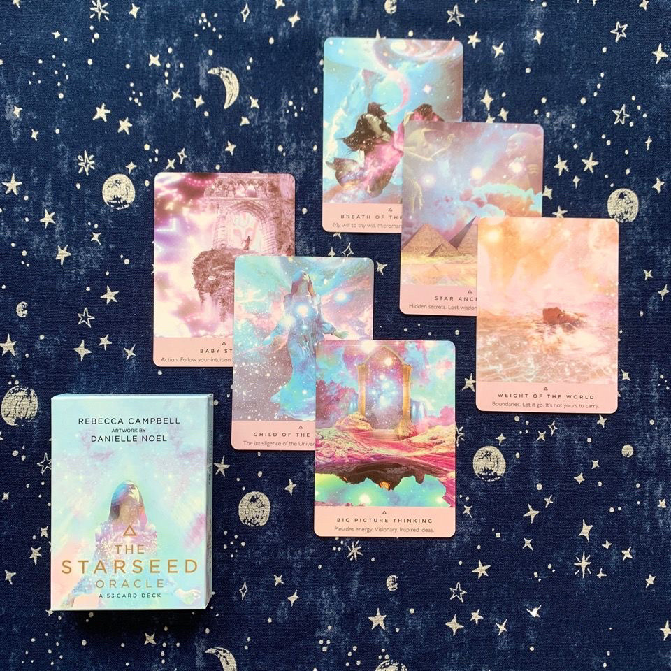 塔罗牌塔luo牌星子神谕卡牌字卡塔罗