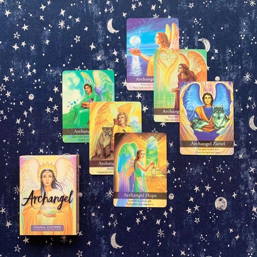 塔罗牌塔luo牌新大天使神谕卡 Archangel Oracle Cards 英文卡牌