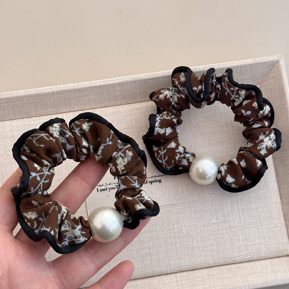 2025秋冬款碎花大肠发圈头绳