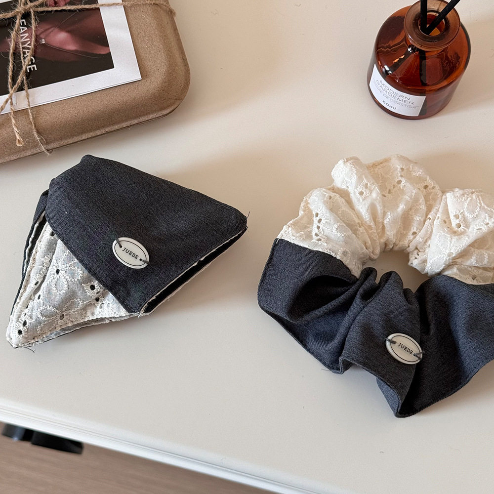 秋冬蕾丝女半扎发发夹盘鲨鱼头饰高级感精致发夹三角大号拼接抓夹,户外/登山/野营/旅行用品,旅行发卡,淘宝优惠券,粉丝福利购,淘宝优惠卷