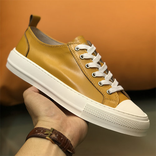 真皮透气英伦风休闲鞋潮流板鞋