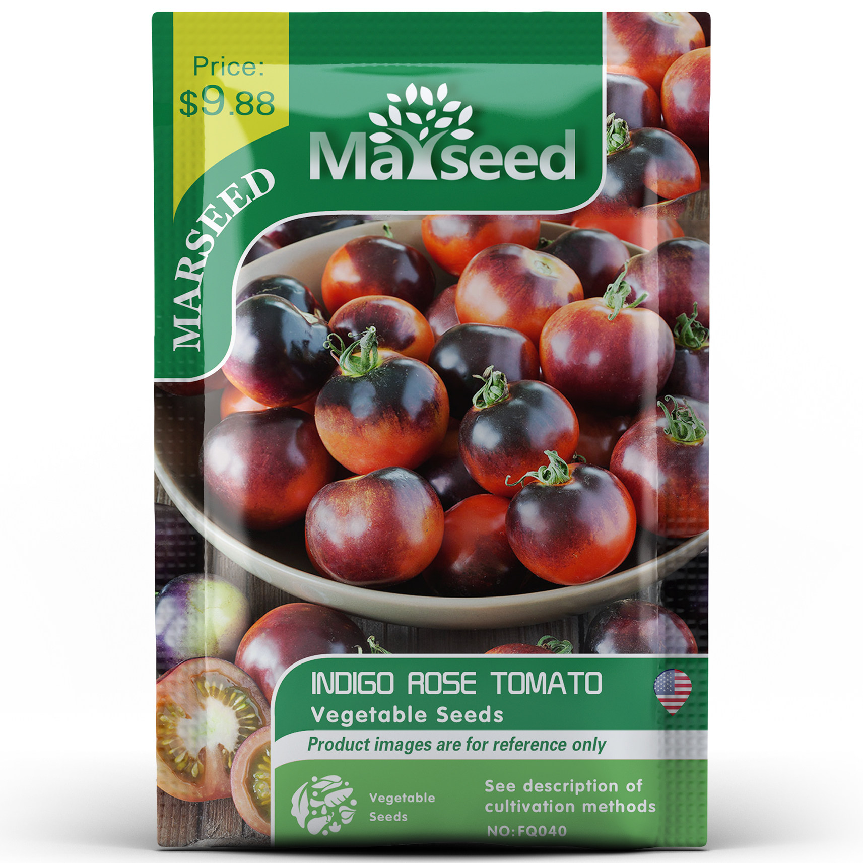 【marseed火星家】传家宝indigo rose 湛蓝玫瑰番茄 种子籽孑苗