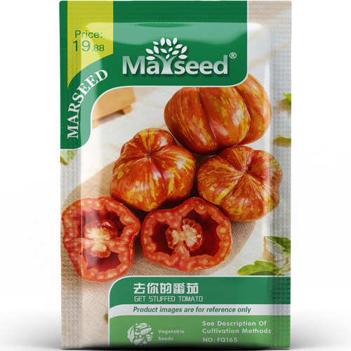 去你的番茄种子种苗绚丽红金条纹果中空酿制容器创意料理蔬菜C215