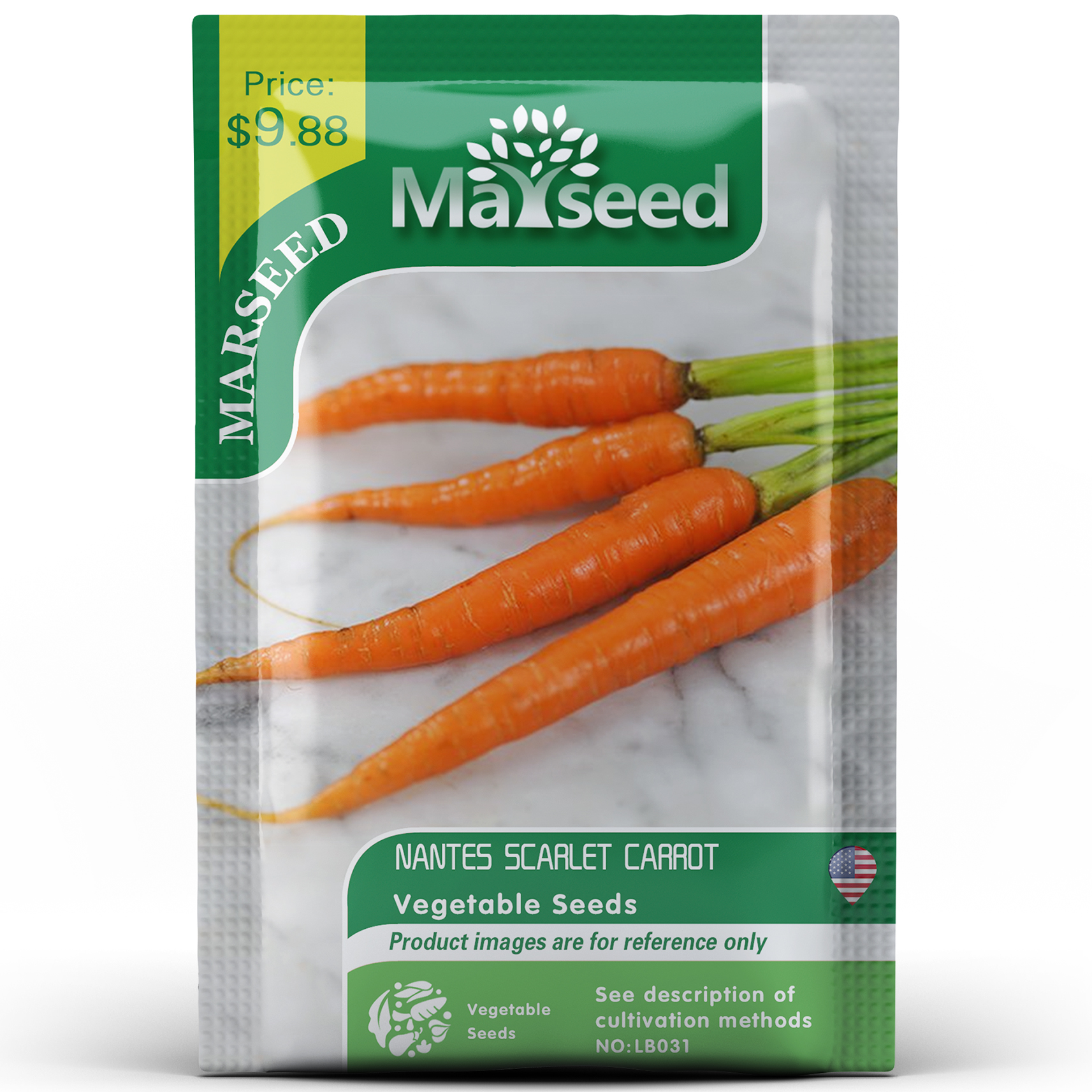 【MARSEED】可口南特胡萝卜种子