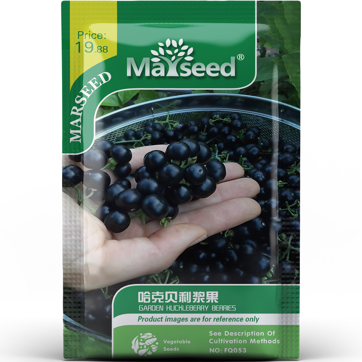 稀有野生风味哈克贝利浆果小型蔬菜种子种苗果皮薄脆自然果香A037