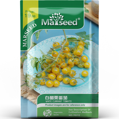 白醋栗番茄种子种苗奶黄珍珠串果蔓生需支架鲜食沙拉点缀蔬菜C213