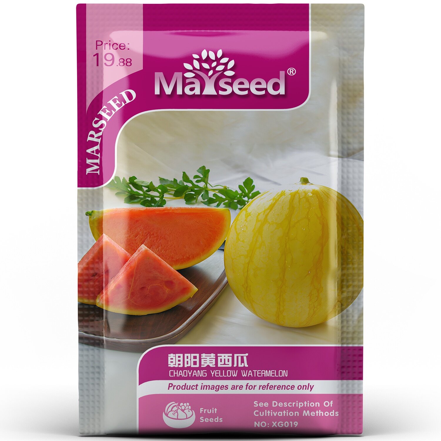 精致小巧黄皮脆甜朝阳黄西瓜种孑子籽黄瓢黄肉抗病高产家庭种植