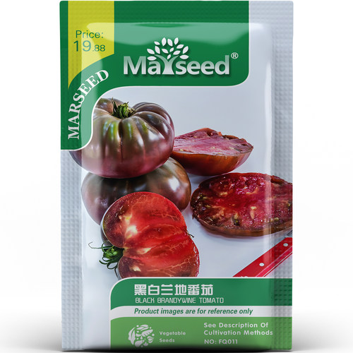 网红老品种黑白兰地牛排番茄风味浓郁香甜春秋好蔬菜种子种苗A014