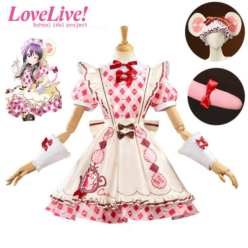Lovelive爱丽丝篇街机女仆篇矢泽妮可南小鸟园田海未二次元服装