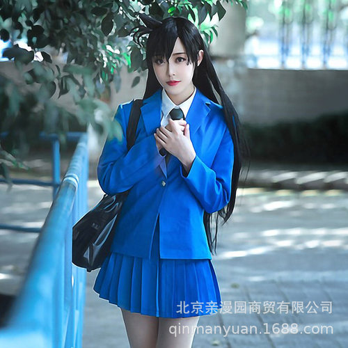 【】名侦探柯南毛利兰小兰cos服漫展万圣节派对cosplay服装