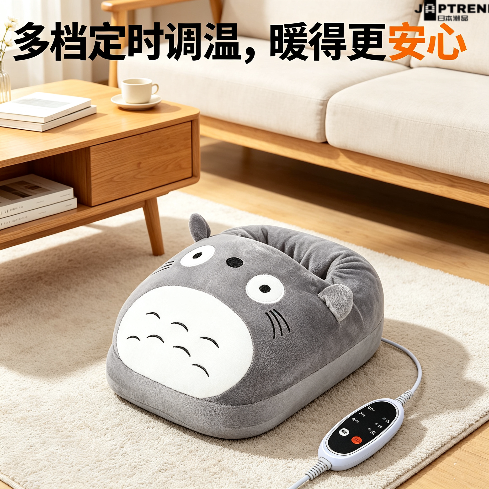 日本插电暖脚宝冬季加热神器