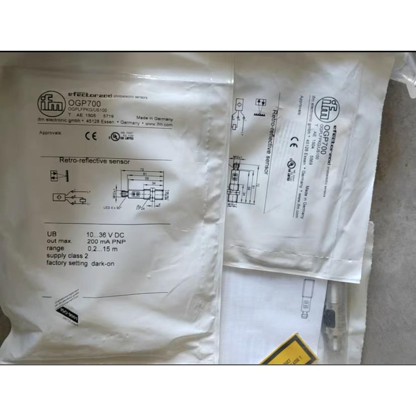 OGP700激光传感器IFM易福门0GP700 OGPLFPKG/US100 全新原装进口
