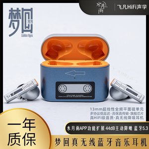 水月雨梦回1979真无线蓝牙耳机入耳式音乐ANC主动降噪平面磁单元