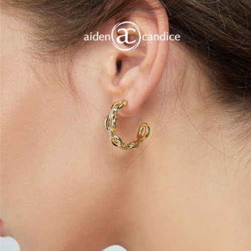 aidencandice耳环女欧美小香风