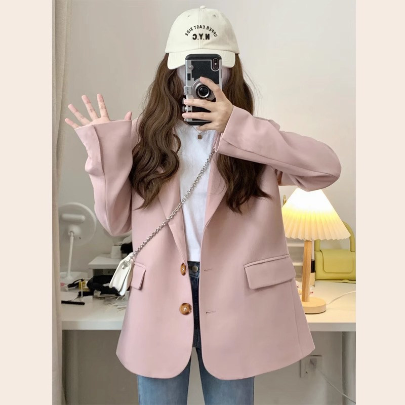常规英伦风长袖百搭西服面试服
