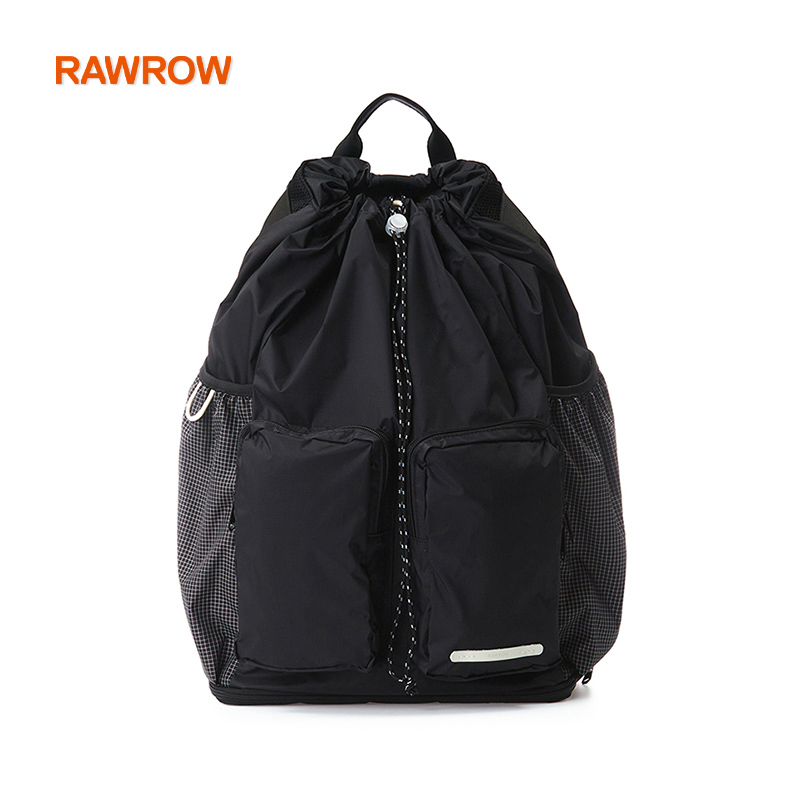Rawrow休闲中性双肩抽绳背包