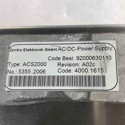 ACS2000 工控电源 Zentro Elektronik GmbH AC/DC电源议价维修