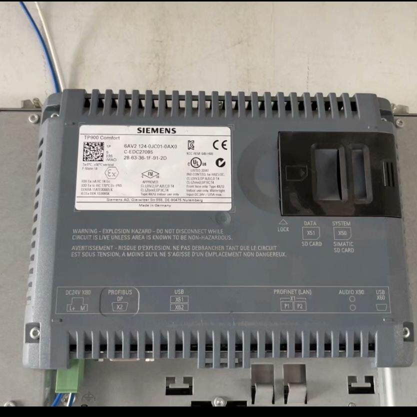 6AV2 124-0JC01-AX0 触摸屏 TP900 工控人机界面议价维修
