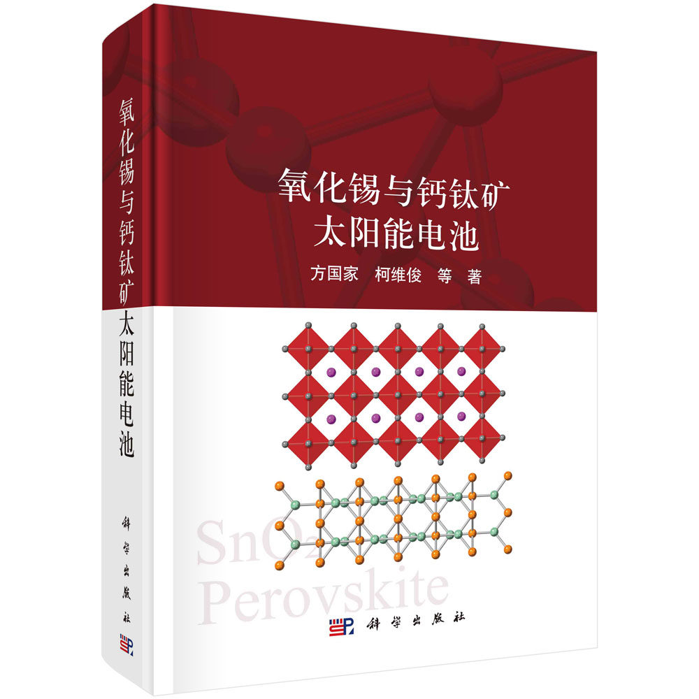 氧化锡与钙钛矿太阳能电池 方国家等 编 二氧化锡电子导体制备方法 性能调控 9787030711984 科学出版社